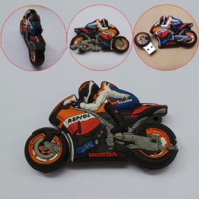 Metal Transport Battery Power Battery Electric Vehicle USB Drive (size: Two wheels-64GB)