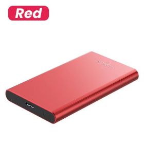 Mobile Hard Disk High-speed USB30 External Solid State Disk (size: 500GB-Red)