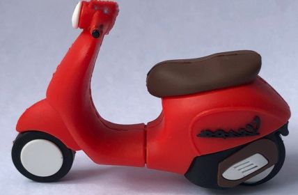 Metal Transport Battery Power Battery Electric Vehicle USB Drive (size: Motor cycle-4GB)