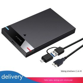 Usb30 High-speed External Mobile Hard Disk Box (Option: SL U25A30 MAC Data Cable Black)