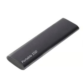 Cross-border Hot Mobile SSD Expansion High-speed Transmission Mobile Hard Disk (size: 500GB-Black)